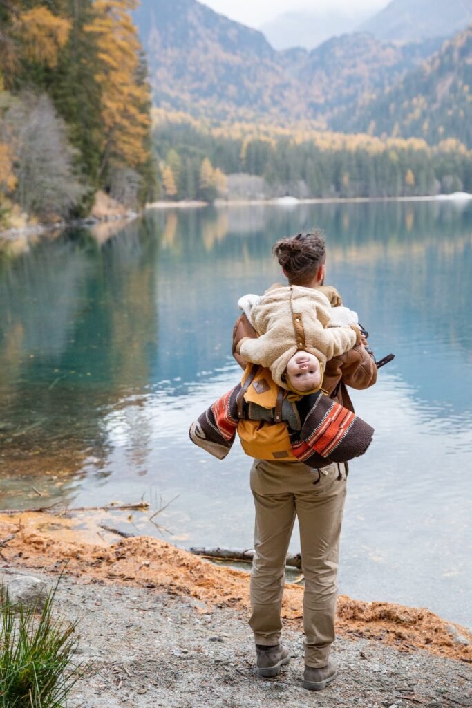 A picture of Dad and baby